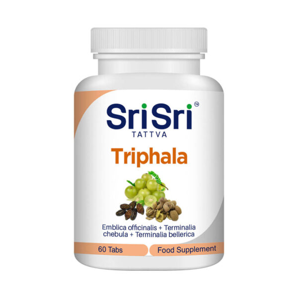 Triphala 60 tablets of 500 mg.